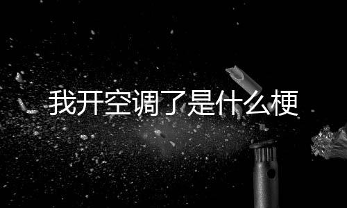 空调梗什么了是我开